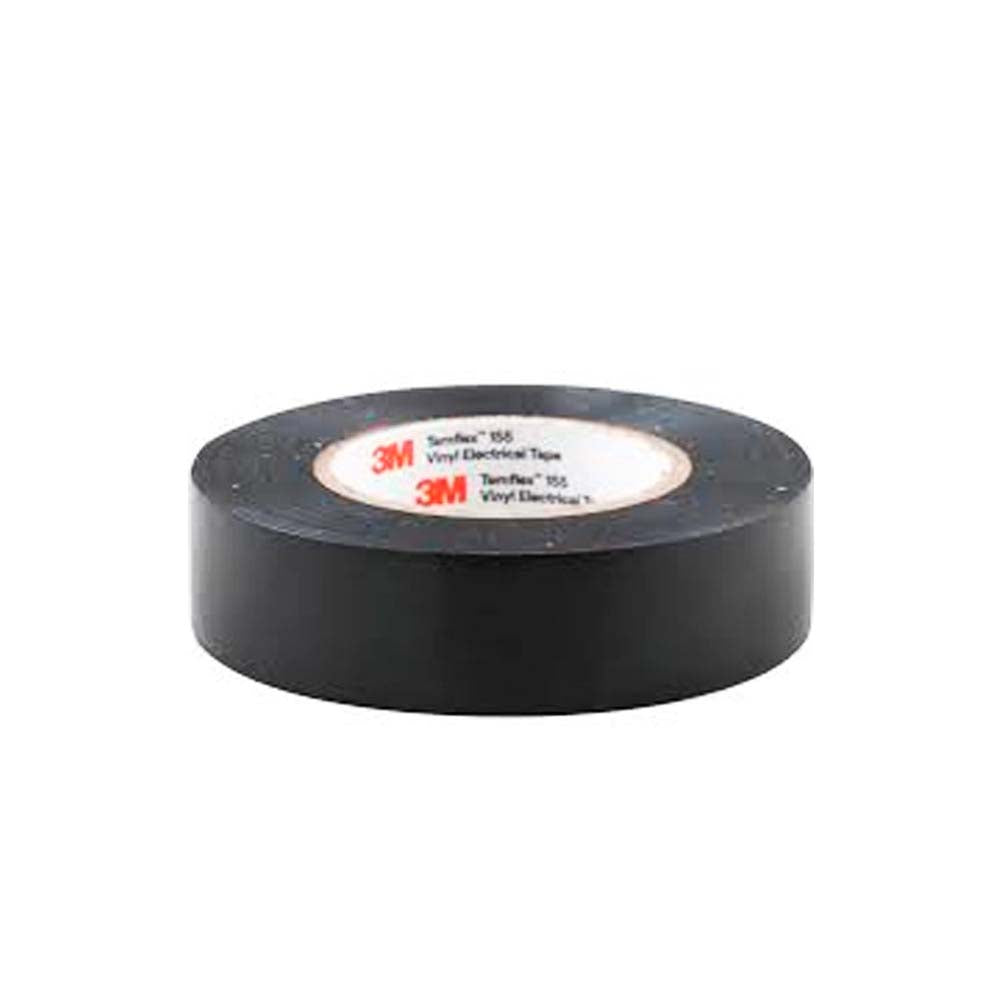 PAQUETE DE 20 CINTAS ELECTRICAS TEMFLEX 165 NEGRO 3M