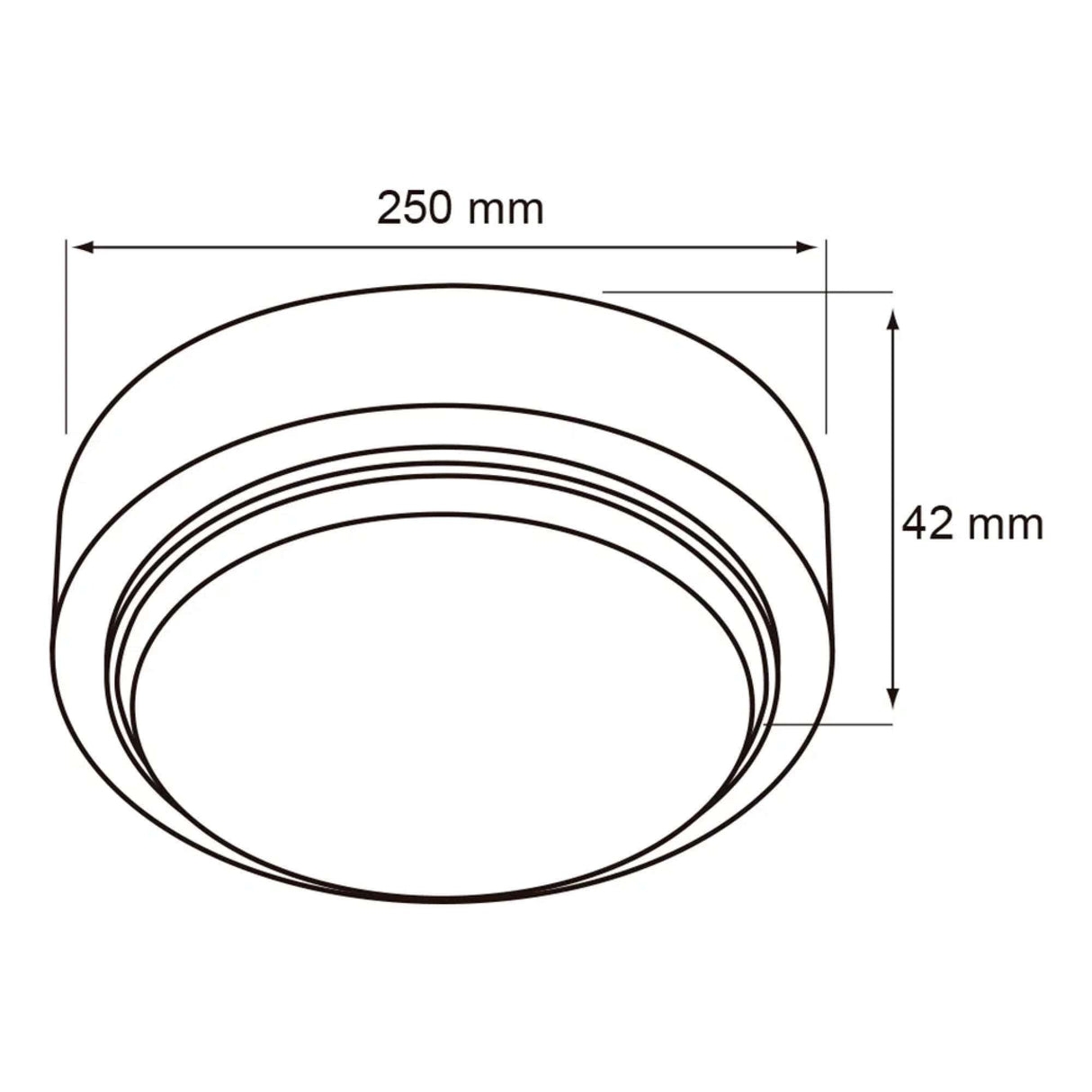 LÁMPARA DE INTERIOR LED TECNOLITE PADANG I PARA SOBREPONER 15W LUZ DE DÍA