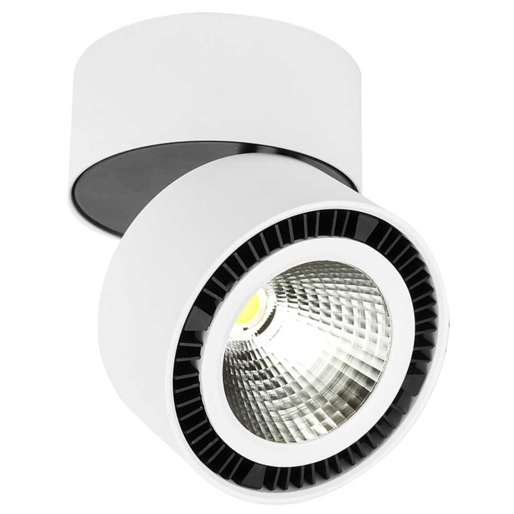 LÁMPARA DE INTERIOR LED TECNOLITE PRAIA PARA SOBREPONER 24W LUZ SUAVE CÁLIDA DIRIGIBLE