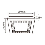 LÁMPARA DE INTERIOR LED TECNOLITE ZETA I PARA SOBREPONER 15W LUZ BLANCA NEUTRA