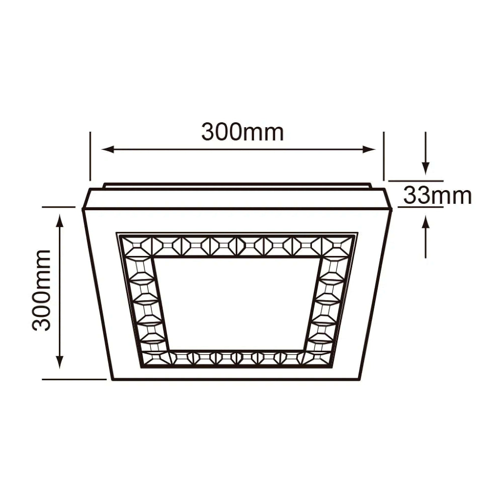 LÁMPARA DE INTERIOR LED TECNOLITE ZETA I PARA SOBREPONER 15W LUZ BLANCA NEUTRA *** HAE ***