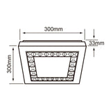 LÁMPARA DE INTERIOR LED TECNOLITE ZETA I PARA SOBREPONER 15W LUZ BLANCA NEUTRA *** HAE ***