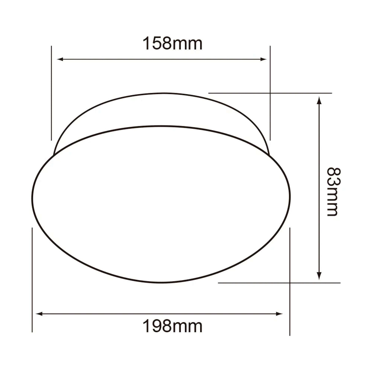 LÁMPARA DE INTERIOR LED AUSTRAL TECNOLITE PARA SOBREPONER 12W LUZ SUAVE CÁLIDA