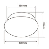 LÁMPARA DE INTERIOR LED AUSTRAL TECNOLITE PARA SOBREPONER 12W LUZ SUAVE CÁLIDA
