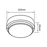 LÁMPARA LED LACERTA TECNOLITE PARA SOBREPONER 9W LUZ BLANCA NEUTRA