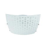 PLAFON DECORATIVO 2X18/240V. BLANCO INT. ***TECNOLITE HAE***