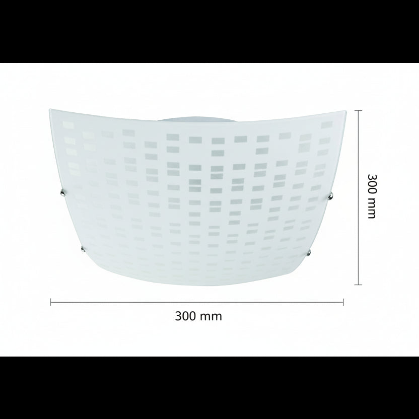 PLAFON DECORATIVO 2X18/240V. BLANCO INT. ***TECNOLITE HAE***