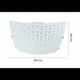 PLAFON DECORATIVO 2X18/240V. BLANCO INT. ***TECNOLITE HAE***
