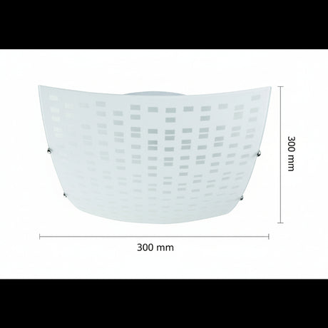 PLAFON DECORATIVO 2X18/240V. BLANCO INT. ***TECNOLITE HAE***