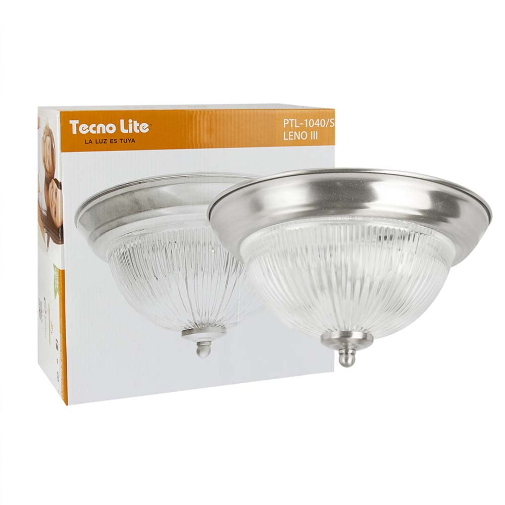 LAMPARA DE INTERIOR PARA SOBREPONER BASE E27 PTL-1040/S