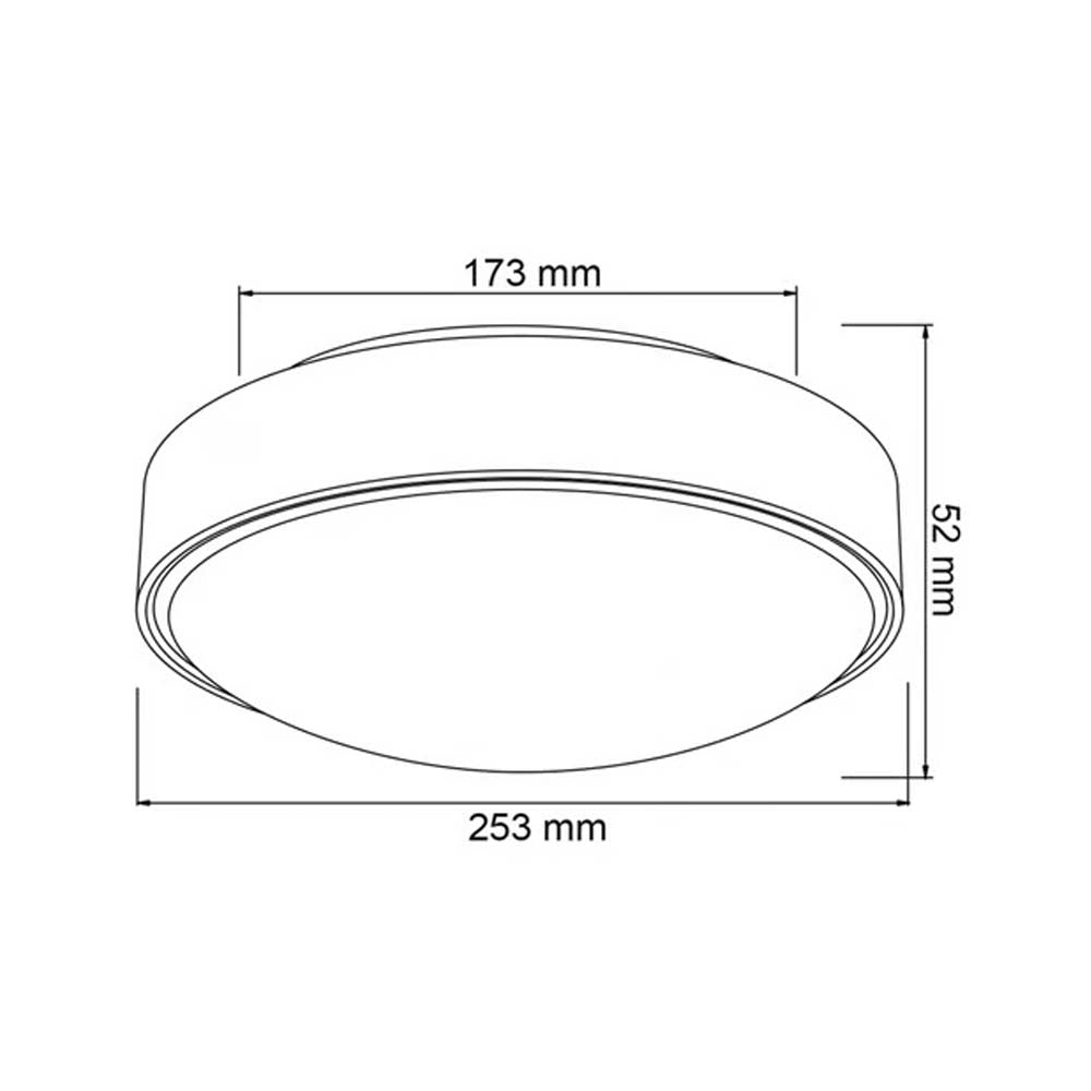LÁMPARA DE INTERIOR IUENA TECNOLITE PARA SOBREPONER BASE E27