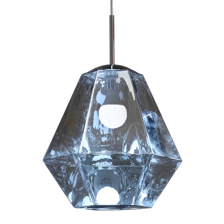 COLGANTE 1 LUZ GLACE 130V E26 1X20W PLATA *** HA. LUMI ***