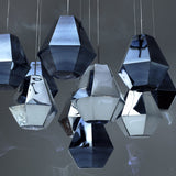 COLGANTE 1 LUZ GLACE 130V E26 1X20W PLATA *** HA. LUMI ***
