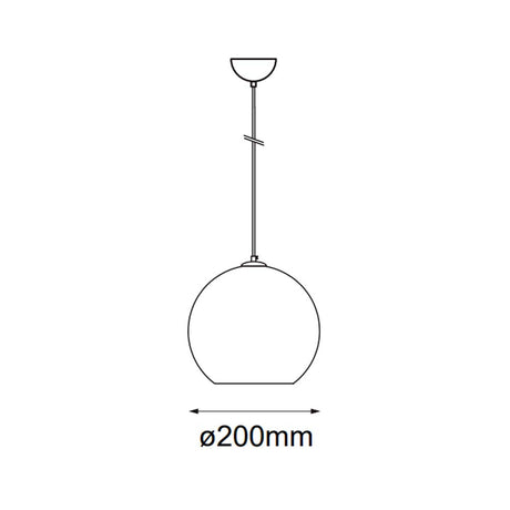 LUM COLGANTE SOLAR CROMO 20X20 CM 60W E26 (FOCO NO INCLUIDO) QUOR *** HA. LUMI ***