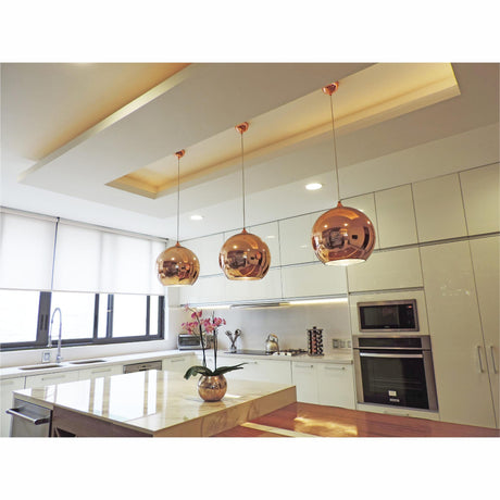 LUM COLGANTE SOLAR BRONCE 34X35 CM 60W E26 (FOCO NO INCLUIDO) QUOR