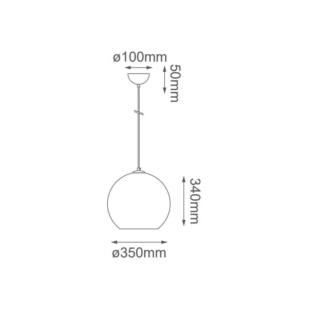 LUM COLGANTE SOLAR BRONCE 34X35 CM 60W E26 (FOCO NO INCLUIDO) QUOR