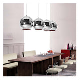 LUM COLGANTE SOLAR CROMO 34X35 CM 60W E26 (FOCO NO INCLUIDO) QUOR