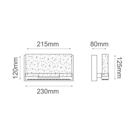 ARBOTANTE LED LUNA CROMO-CRISTAL 8W 3000K QUOR *** HA. LUMI ***
