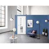 ARBOTANTE SONNE ESFERA D200 E26 127V 1X60W G45 (NO INCLUIDO) NEGRO QUOR *** HA. LUMI ***