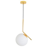 COLGANTE CRISTAL OPALINO 60W E26 90-130V ORO