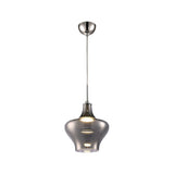 LUM COLGANTE LED VIENA CRISTAL HUMO 20.5X21.5 CM 5W 3000K QUOR *** HA. LUMI ***