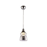 LUM COLGANTE LED VIENA CRISTAL HUMO 135X215 CM 5W 3000K QUOR *** HA. LUMI ***