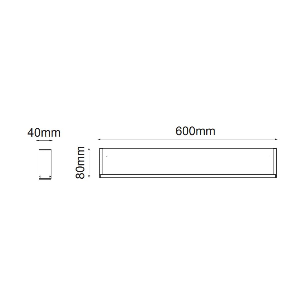 LUM LED LONDON VANITY 10W 127V IP44 3000K ALUMINIO CROMO *** HA. LUMI ***