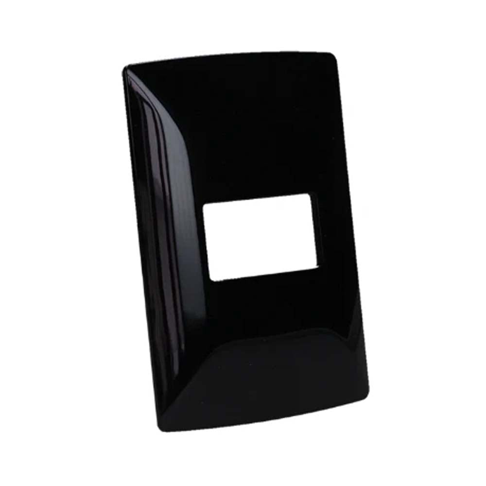 PLACA RESINA NEGRO OBSIDIANA 1 MOD. C/CHASIS *** EXHIBIDO ***
