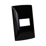 PLACA RESINA NEGRO OBSIDIANA 1 MOD. C/CHASIS *** EXHIBIDO ***