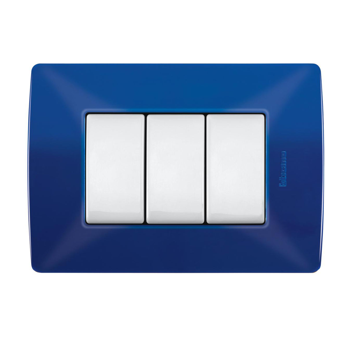 PLACA DE RESINA BTICINO CON CHASIS NÁUTICO 3 MÓDULOS QZ4803M3AZ ***HAE 2023***