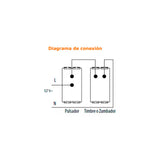 ZUMBADOR BTICINO 127V 1 MÓDULO QZ5047V127