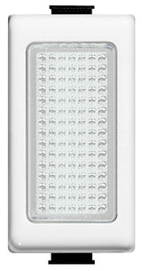 PORTALAMPARA C/DIFUSOR COLOR BLANCO 127V. 1MOD*** HAE ***