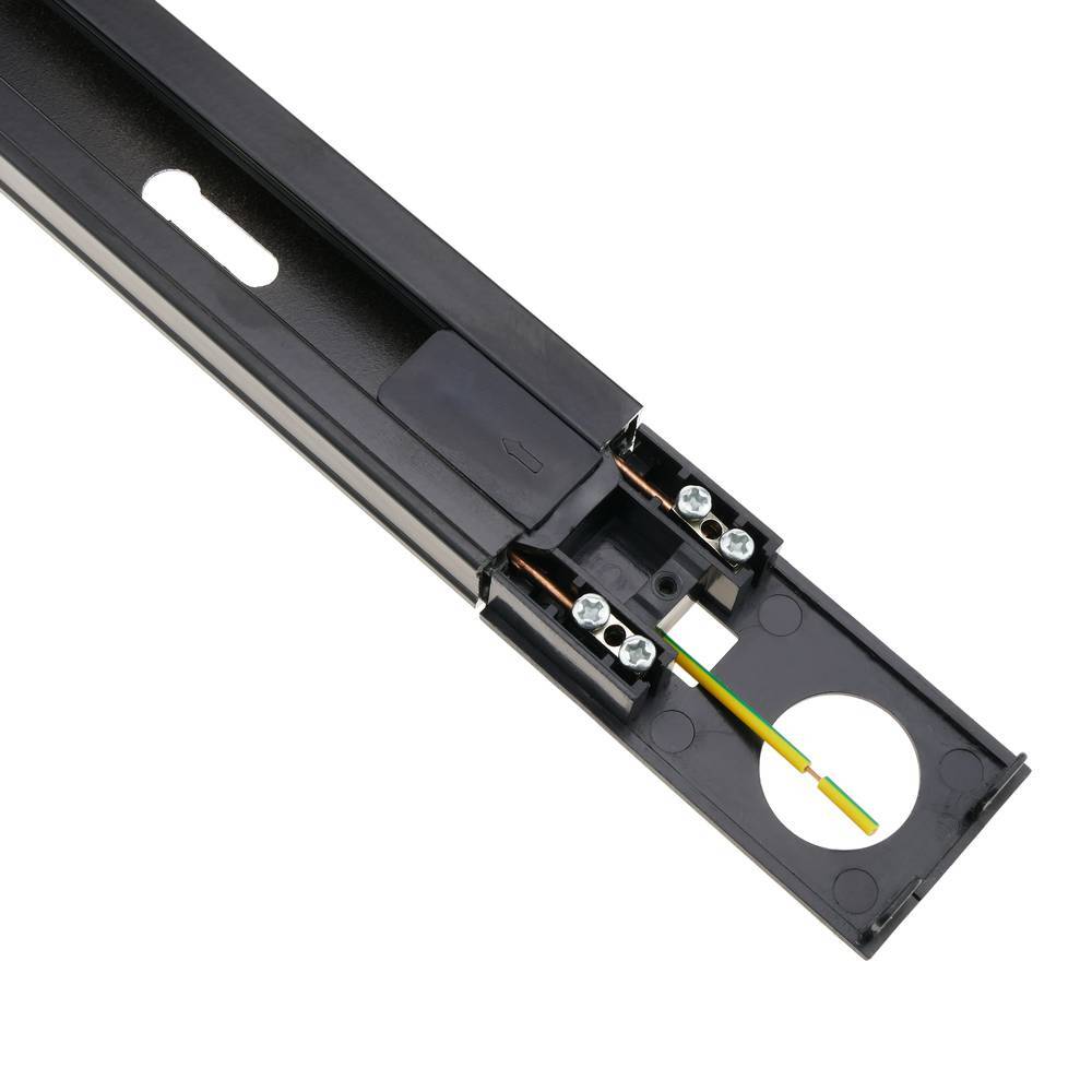 RIEL LOW VOLTAGE 1MT. 127V. NEGRO ELECTROMAG *** OFRECER YS-100/N ***