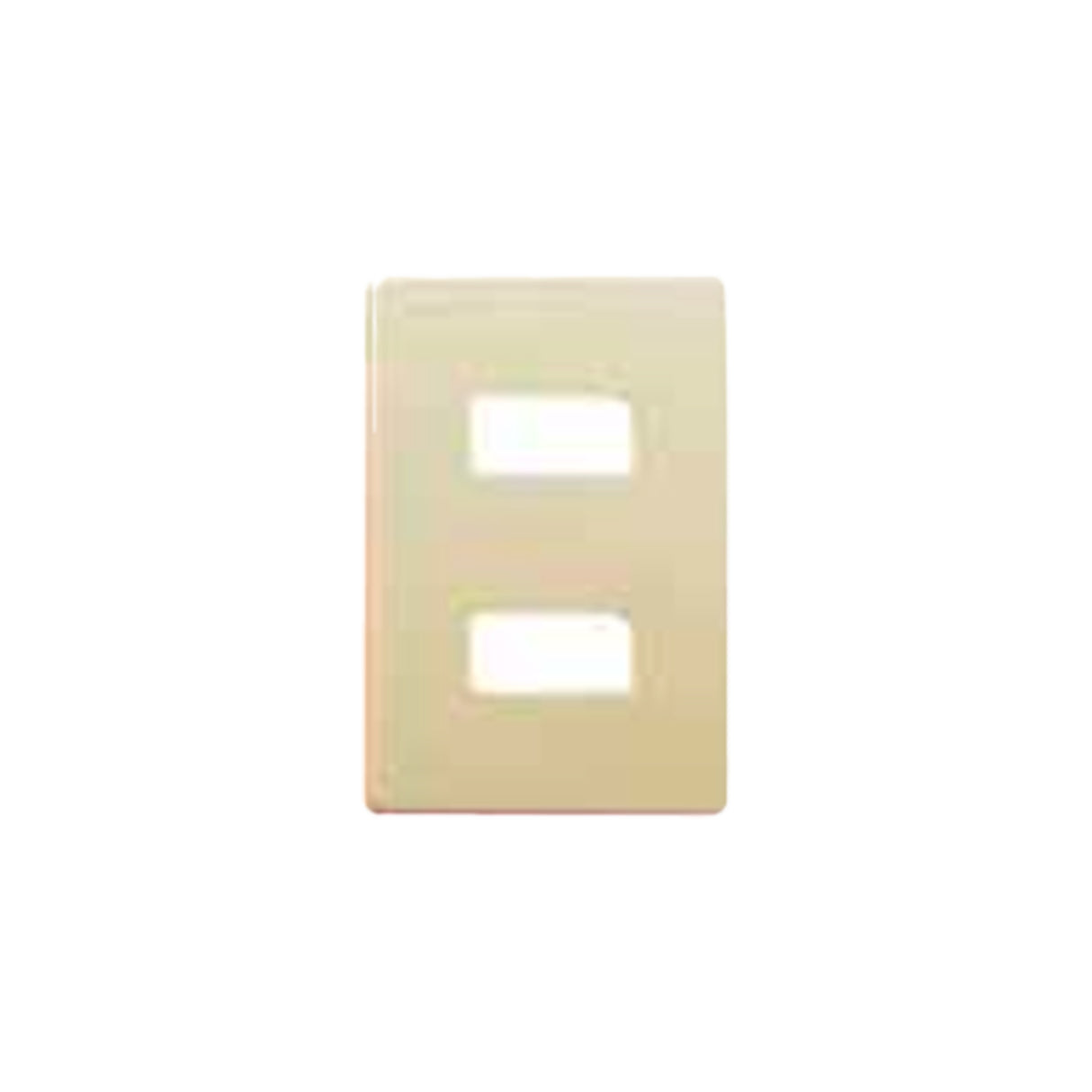 PLACA 2 UNID. S/TORN. C/CHASIS WD5392 PLASTICO MARFIL ROYER *** HAE ***