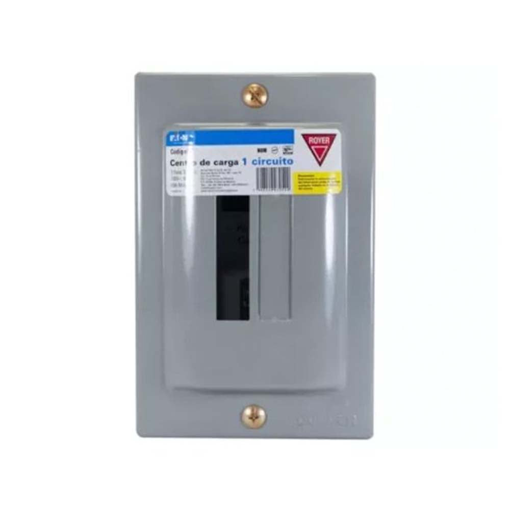 CENTRO DE CARGA 1 CIRCUITO 50A 120/240V. SOBREPONER CCR01S
