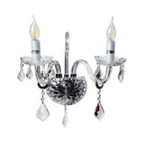ARBOTANTE LUJO TIPO CANDIL CHROME 2 LUCES E12 (NO INCLUIDOS) GAMALUX *** HA. LUMI ***