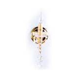 ARBOTANTE LUJO TIPO CANDIL CHROME 1 LUZ E12 (NO INCLUIDO) GAMALUX *** HA. LUMI ***