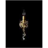 ARBOTANTE LUJO TIPO CANDIL CHROME 1 LUZ E12 (NO INCLUIDO) GAMALUX *** HA. LUMI ***