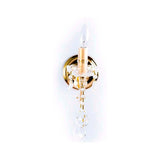 ARBOTANTE LUJO TIPO CANDIL GOLD 1 LUZ E12 (NO INCLUIDO) GAMALUX *** HA. LUMI ***