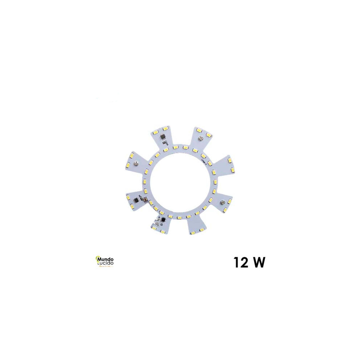 REPUESTO LED 12W 3 CAMBIOS DE LUZ MUNDO LUCIDO