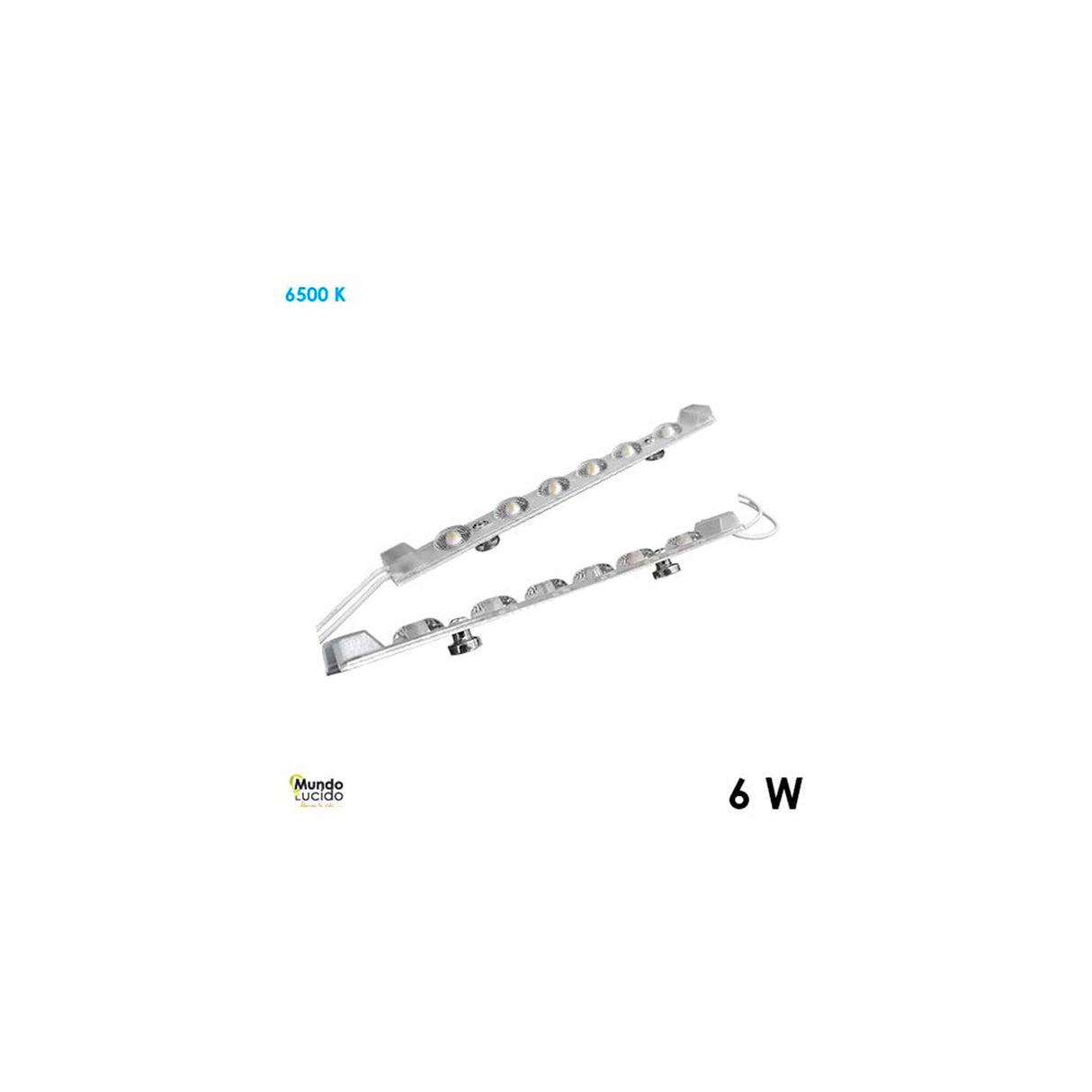 REPUESTO LED LINEAL 6W 6500K INTERCONECTABLE MUNDO LUCIDO