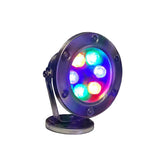 LUMINARIO SUMERGIBLE 6W DIRIGIBLE RGB MUNDO LUCIDO