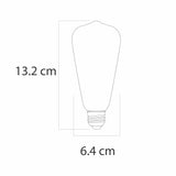 FOCO LED COOPER ST64 2.5W MULTICOLOR FLASH E26 130V *** HA. LUMI ***