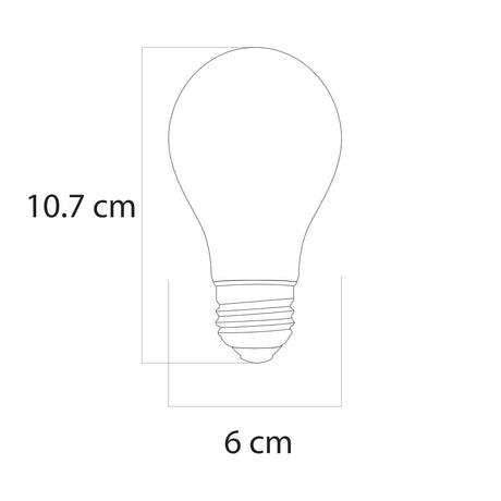FOCO LED 3D A60 6W E26 130V *** HA. LUMI ***