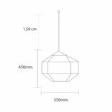 LUMINARIO COLGANTE RETRO SD-12/N 1 LUZ E26 130V 60W MAX NEGRO SAGLITE DECO *** HA. LUMI ***