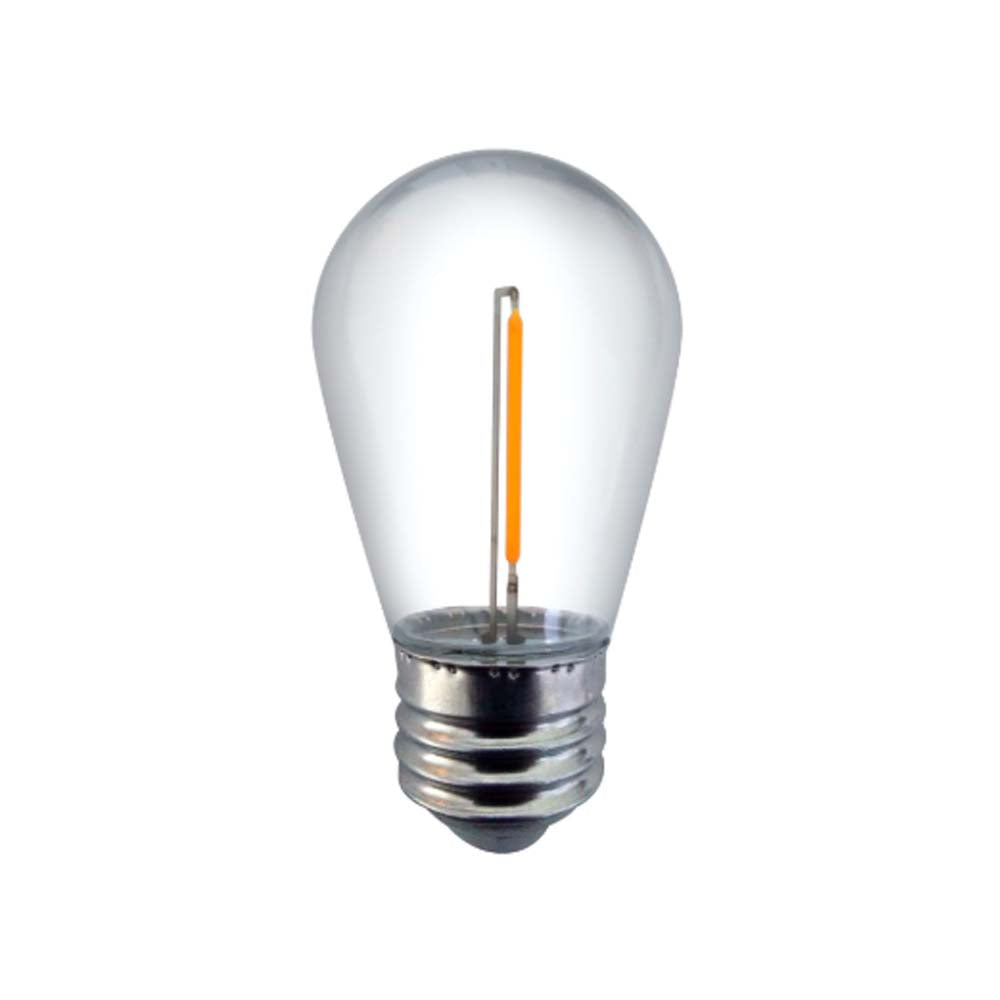 LAMPARA MINIATURA S14 LED E27 1W 2200K ***CAJA C/24 PIEZAS***