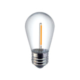 LAMPARA MINIATURA S14 LED E27 1W 2200K ***CAJA C/24 PIEZAS***