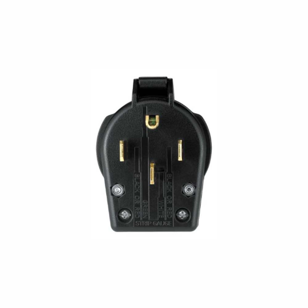 CLAVIJA DE POTENCIA ANGULADA 3P 4H 30A 125/250V NEMA 14-30 Y 14-50 MCA. ARROW HART.