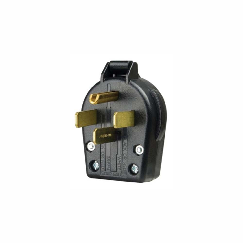 CLAVIJA DE POTENCIA ANGULADA 3P 4H 30A 125/250V NEMA 14-30 Y 14-50 MCA. ARROW HART.