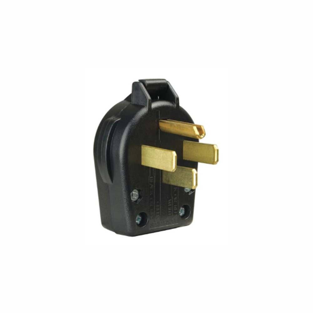 CLAVIJA DE POTENCIA ANGULADA 3P 4H 30A 125/250V NEMA 14-30 Y 14-50 MCA. ARROW HART.